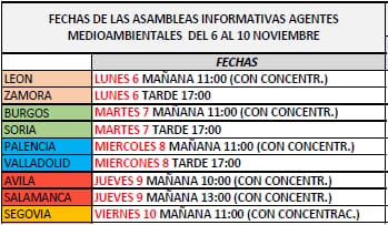 Calendario asambleas 6-10 de noviembre 23